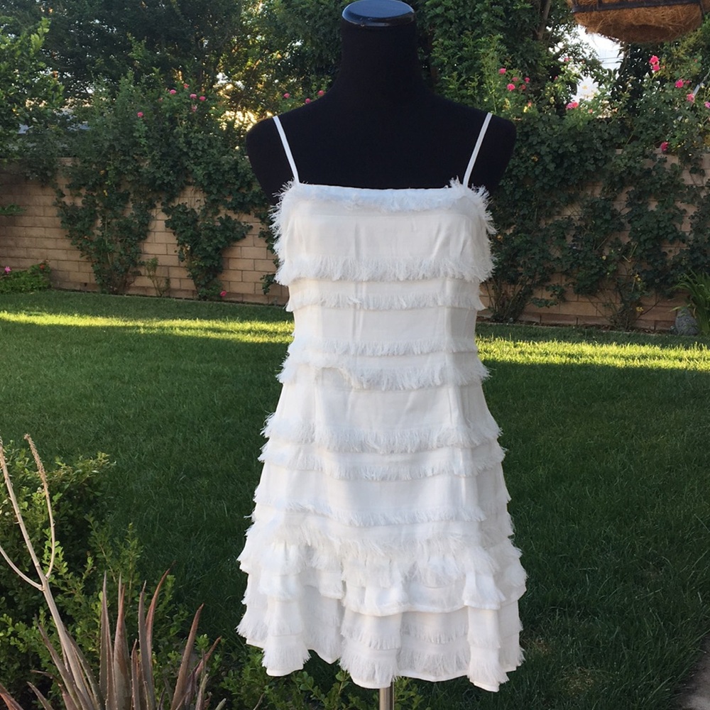 NWOT Princess Polly  fringe ruffle mini - Picture 8 of 15